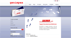 Desktop Screenshot of genimpex.it
